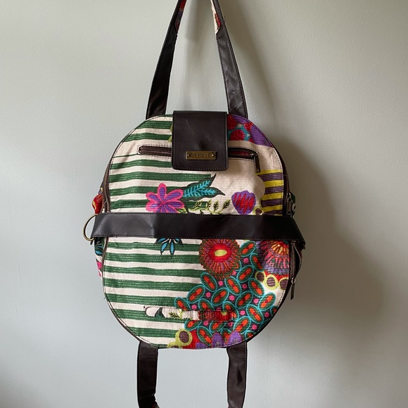 Desigual Purse Embroidered Floral Bag - Picture 3 of 9